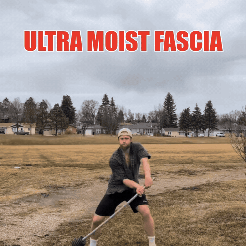 Man Standing in Field Ultra Moist Fascia
