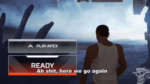Man Standing in Front of Apex Play Screen