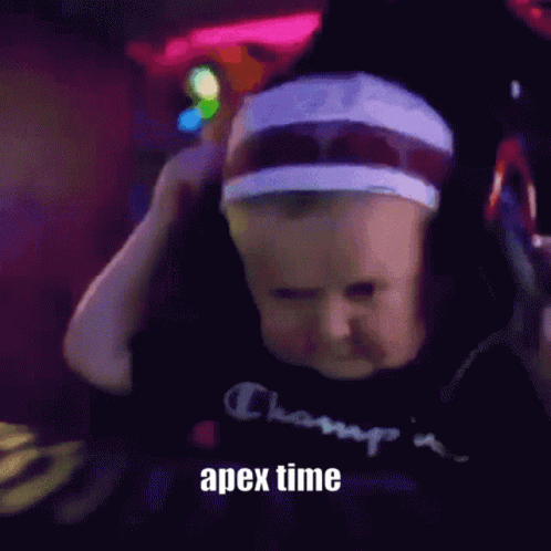Man Standing in Front of Play Apex Screen