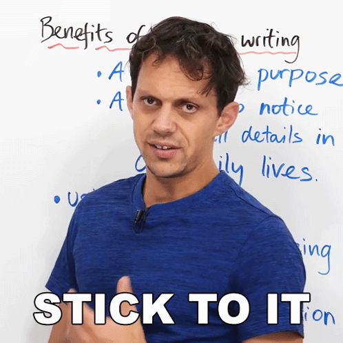 Man Standing In Front Of Whiteboard GIF