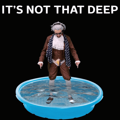Man Standing in Shallow Water