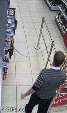 Man Standing in Store
