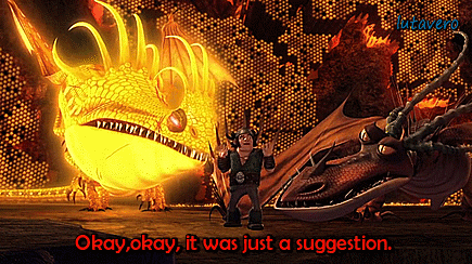 Man Standing Next to Dragon Okay Okay It Was Just A Suggestion