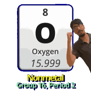Man Standing Next to Oxygen Sign