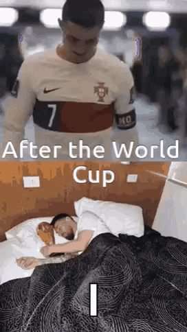 Man Standing Next To Sleeping Man GIF