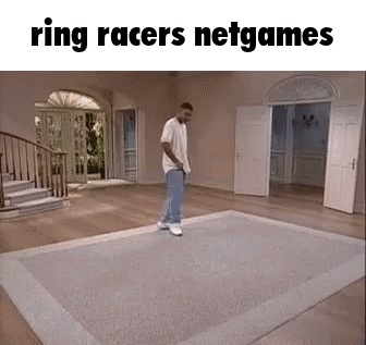 Man Standing On Rug In Living Room In Front Of Staircase GIF
