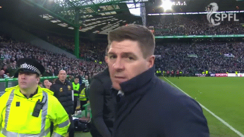 Man Standing On Soccer Field GIF
