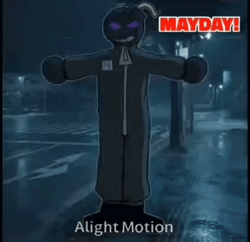 Man Standing On Street Mayday Mayday GIF