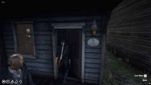 Man Standing With Howdy How May I Help You GIF