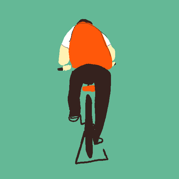 Man Static Cycle Animation GIF