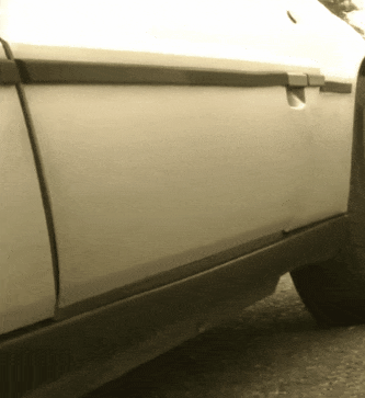 Man Stepping Out Of Delorean GIF