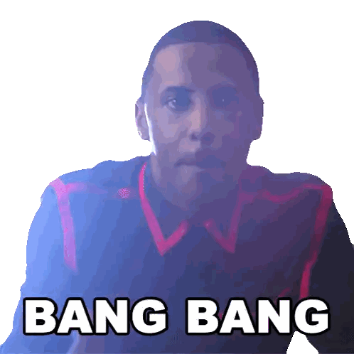 Man Sticker with Bang Bang
