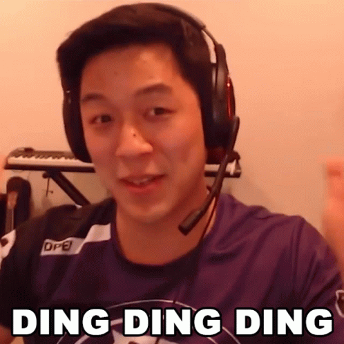 Man Streamer Ding Ding Ding GIF