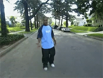 Man Street Disappearing Act At Park GIF