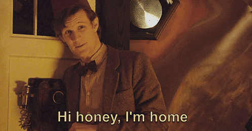 Man Suit Bow Tie Hi Honey I'm Home