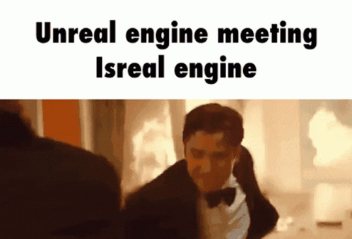 Man Suit Bowtie Unreal Engine Meeting Isreal Engine GIF