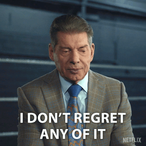 Man Suit I Don't Regret Any of It