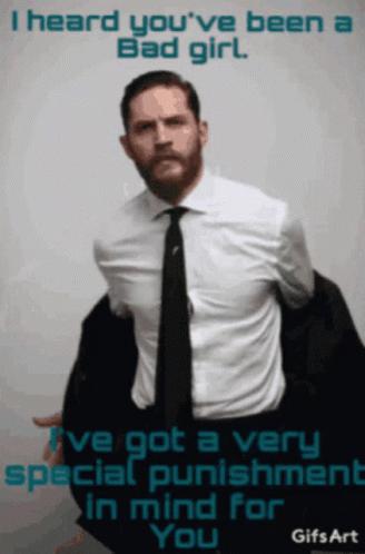 Man Suit Says You've Been Bad Girl