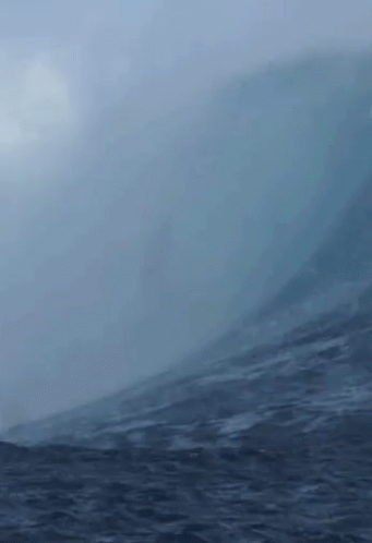 Man Surfing On Ocean Waves GIF