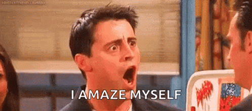 Man Surprised Saying I Amaze Myself to Another Man