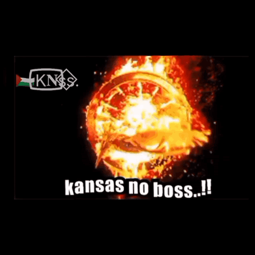 Man Surrounded By Flames Kansas No Boss