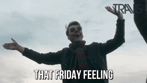Man Swaying Their Hands Up Its Friday Meme GIF