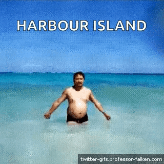 Man Swimming in Ocean Harbour Island