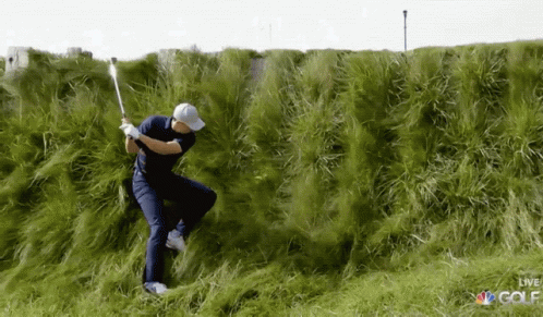 Man Swinging Golf Club Live Golf GIF