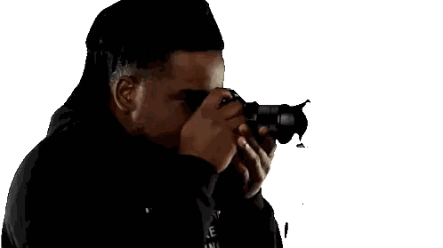 Man Taking Photo With Sony Camera Wearing Synthid E Flure Hoodie