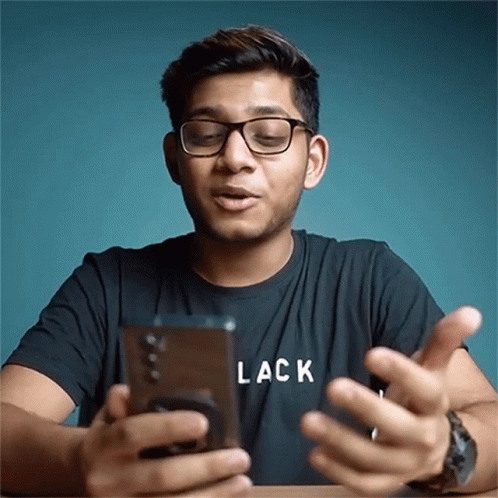 Man Taking Picture in Self Hat