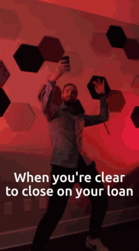 Man Taking Selfie When You're Clear to Close on Your Loan