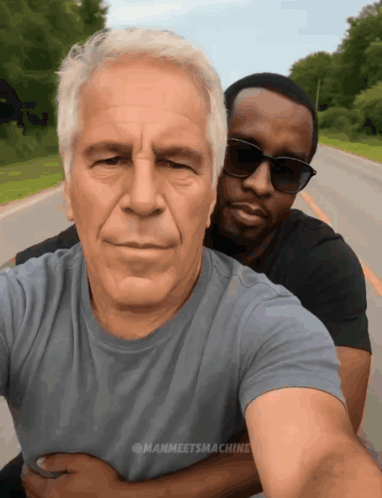 Man Taking Selfie with Friend Manmeetsmachine
