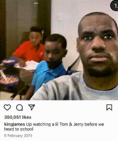 Man Taking Selfie With Two Boys GIF