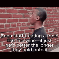 Man Talking About Zeqa Staff Like Fine Wine