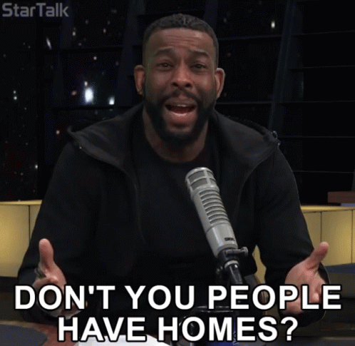 Man Talking Into Microphone Do You Have Homes