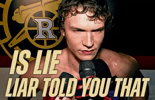 Man Talking Into Microphone Is Lie Liar Told You That GIF