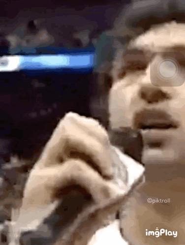 Man Talking Into Microphone GIF