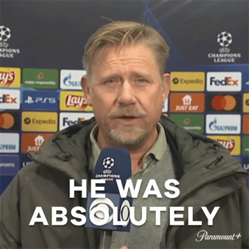 Man Talking Into Microphone