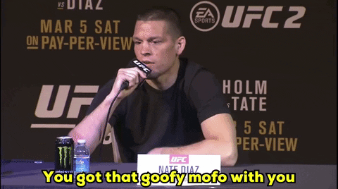 Man Talking Into Microphone You Got That Goofy Mofo