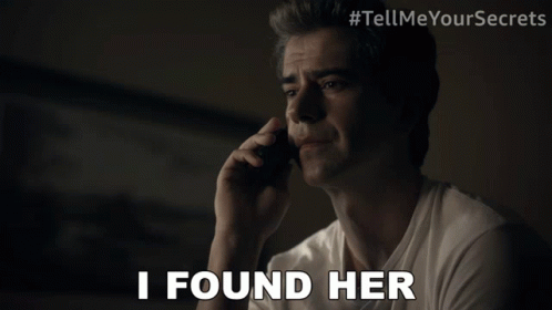 Man Talking on Phone I Found Her