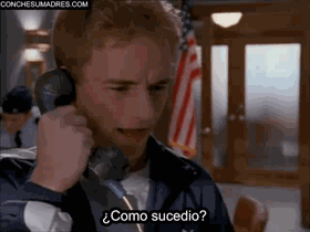 Man Talking on Phone Saying Como Sucedio