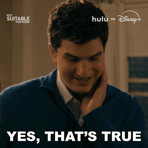 Man Talking On Phone Yes That's True GIF