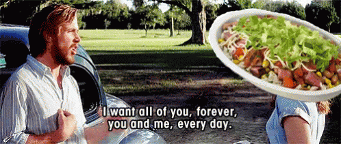 Man Talking To Woman With I Want All Of You Forever GIF