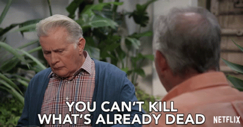 Man Talking With Dead Already Quote