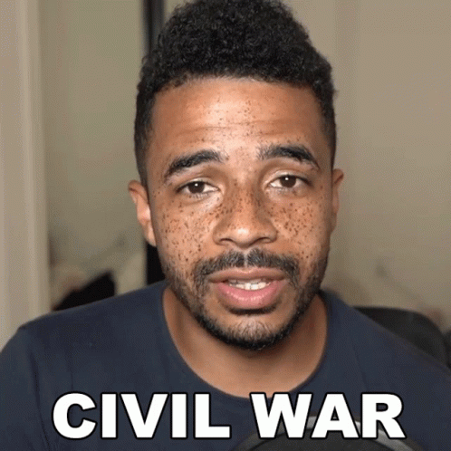 Man Talks About Civil War GIF