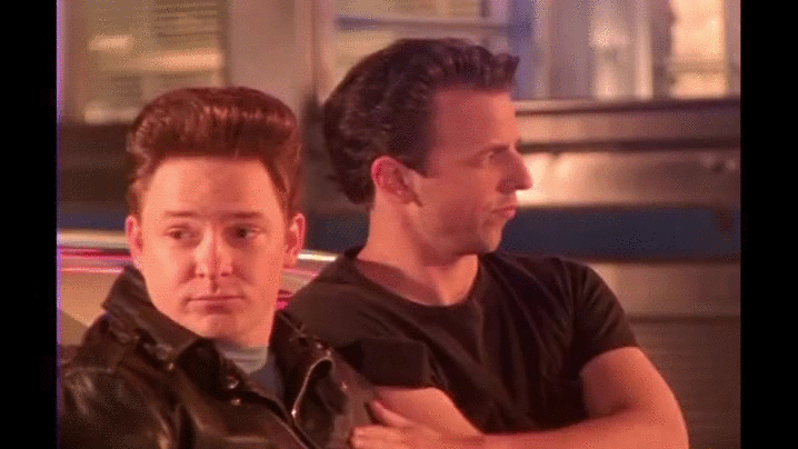 Man Tapping And Pointing GIF