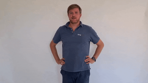 Man Tapping Wristwatch Delay GIF