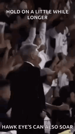 Man Tells Crowd Hold On Little While Longer