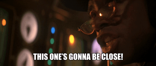 Man This One's Gonna Be Close GIF