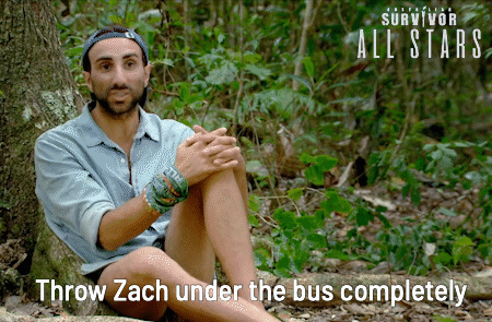 Man Throw Zach Under The Bus Completely GIF